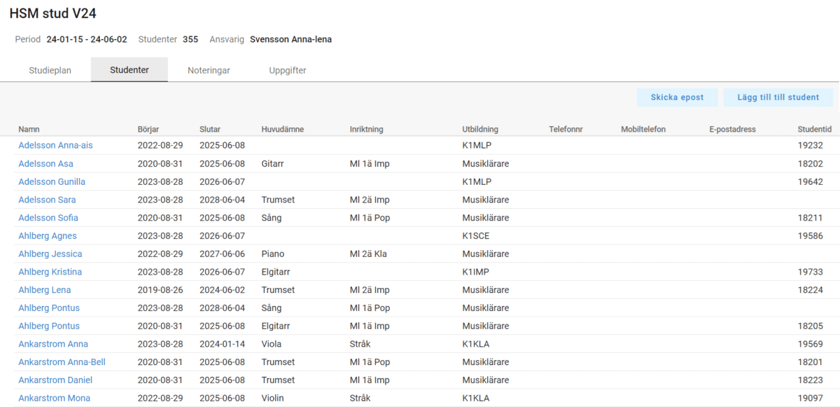 Retendo Student studentgrupp